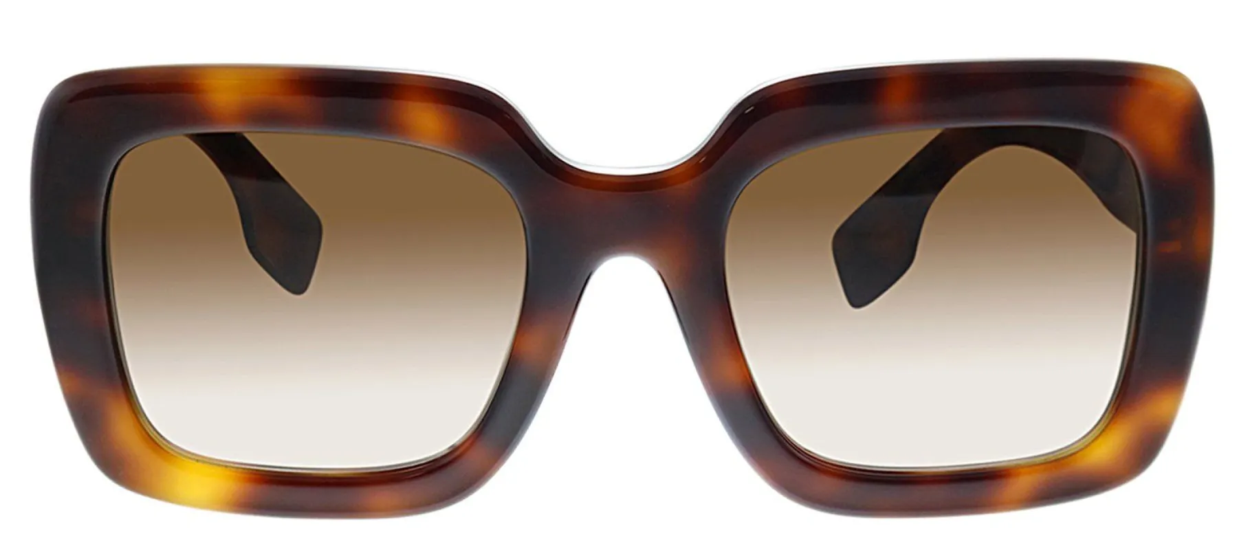 Burberry BE 4284F 379013 Square Plastic Havana Sunglasses with Brown Gradient Lens sold by Gaffos