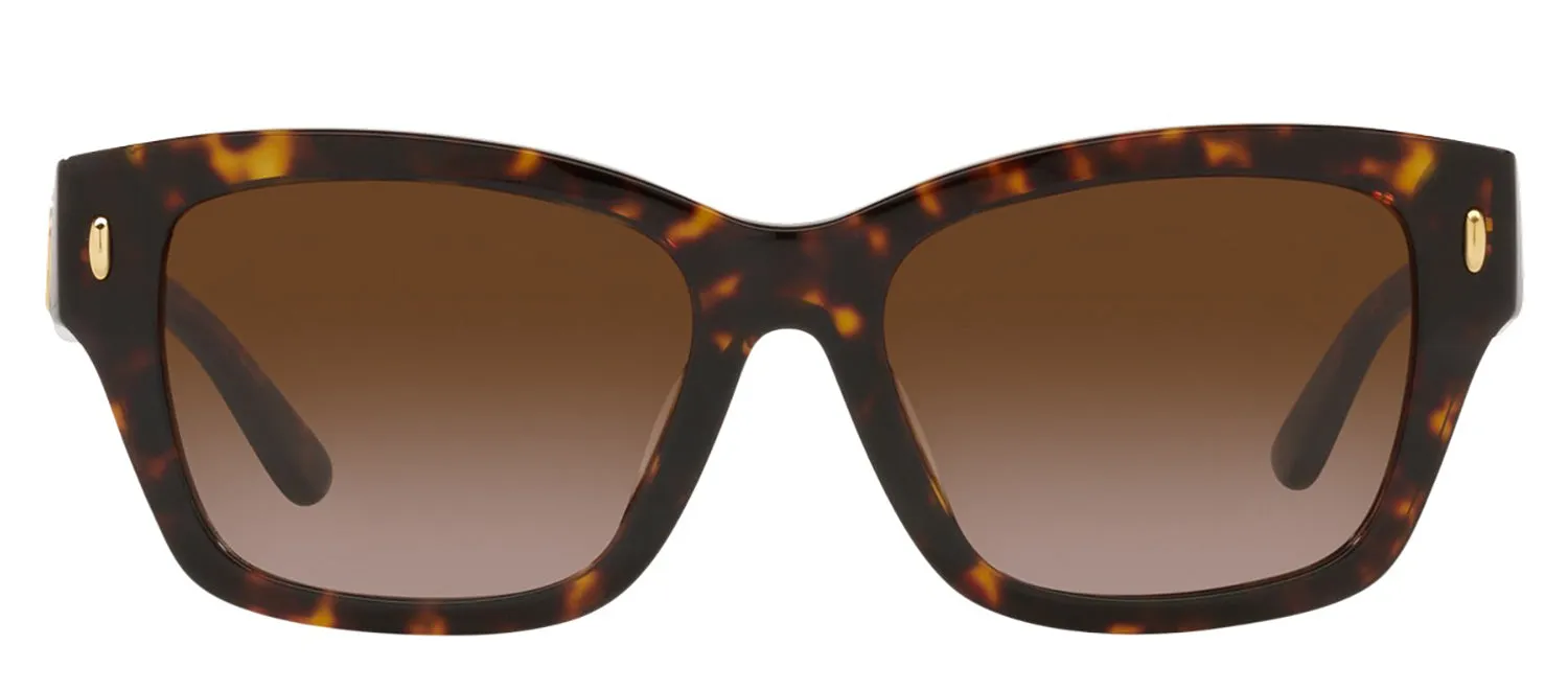 Tory Burch CLASSIC TY 7167U 172813 Rectangle Plastic Tortoise Sunglasses with Brown Gradient Lens sold by Gaffos