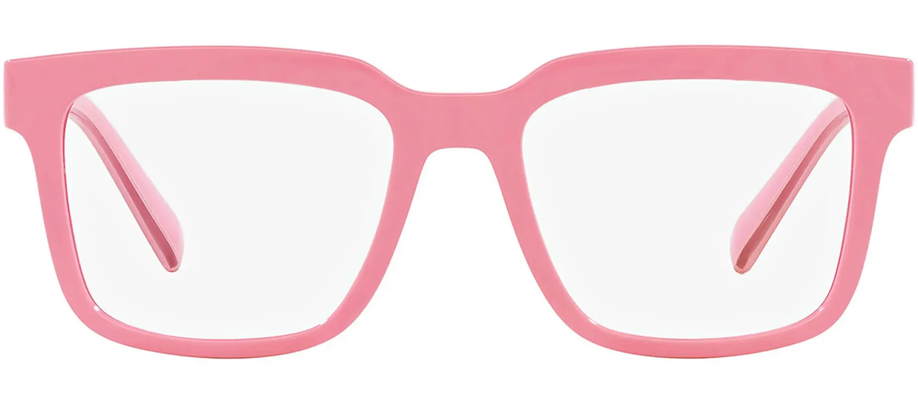 Dolce & Gabbana DG 5101 3262 Square Plastic Pink Eyeglasses with Logo Stamped Demo Lenses sold by Gaffos