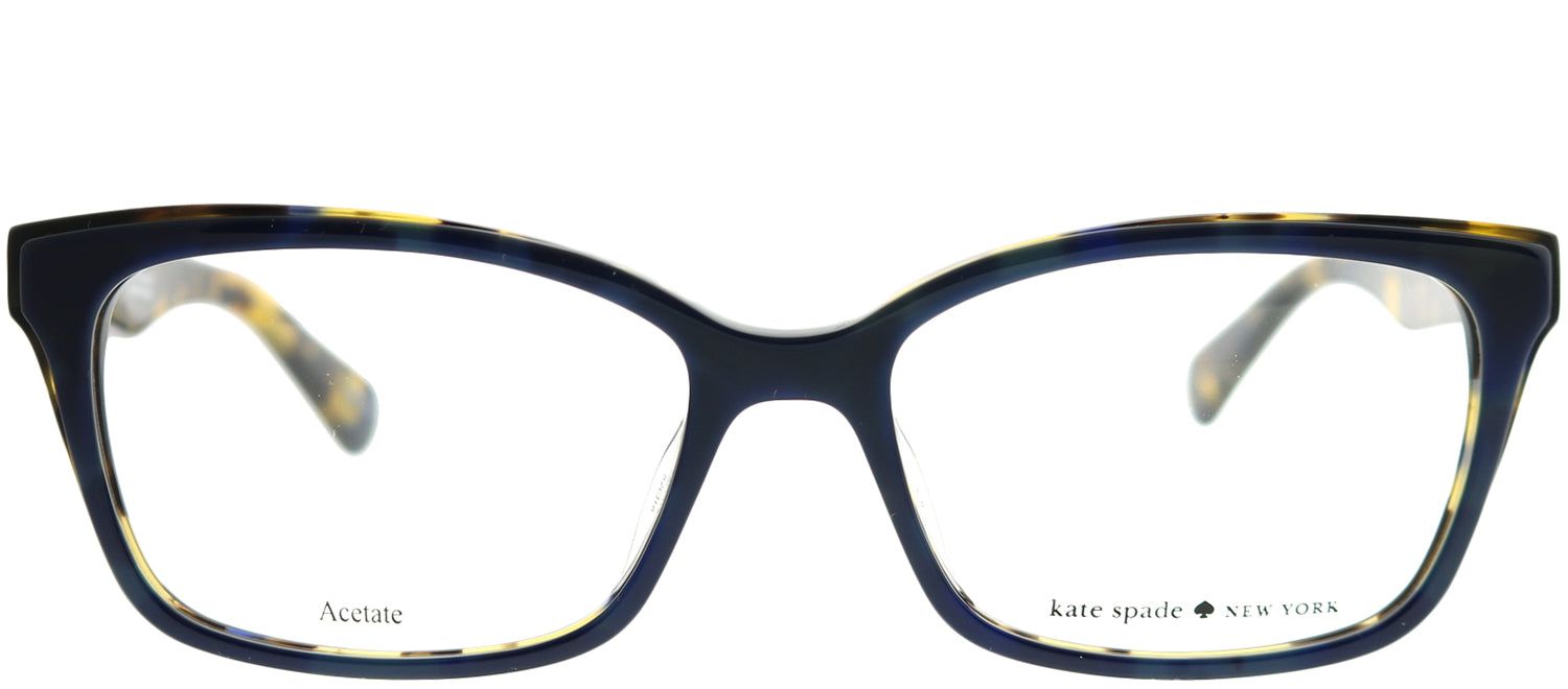 Kate Spade KS Jeri JBW Rectangle Plastic Blue Eyeglasses with Demo Lens sold by Gaffos