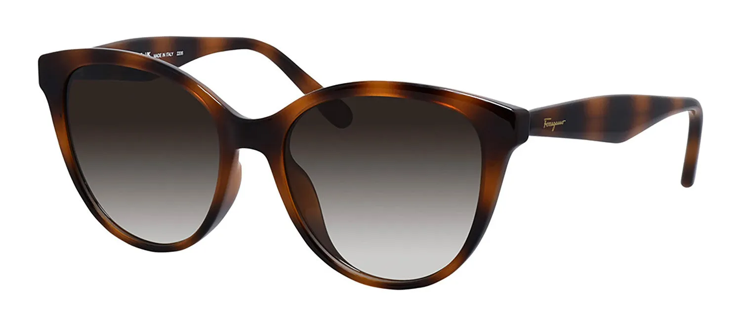 Salvatore Ferragamo SF 1073S 240 Butterfly Plastic Tortoise Sunglasses with Grey Gradient Lens sold by Gaffos product image thumbnail 2