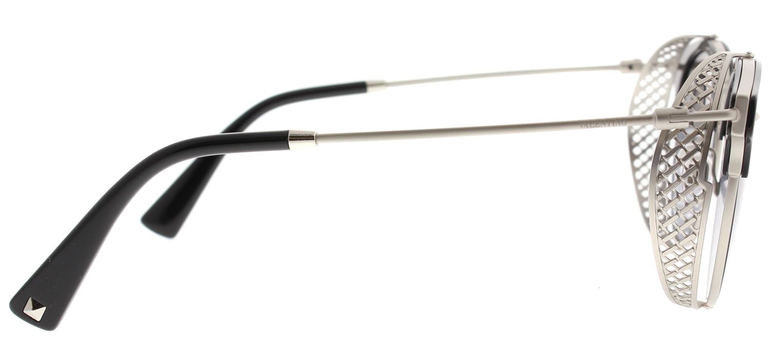 Valentino VA 2008Z 30158G Round Metal Silver Sunglasses with Grey Gradient Lens sold by Gaffos product image thumbnail 3