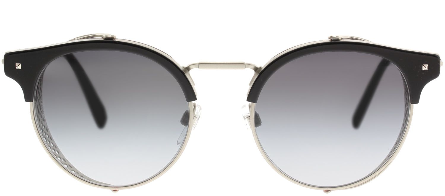 Valentino VA 2008Z 30158G Round Metal Silver Sunglasses with Grey Gradient Lens sold by Gaffos