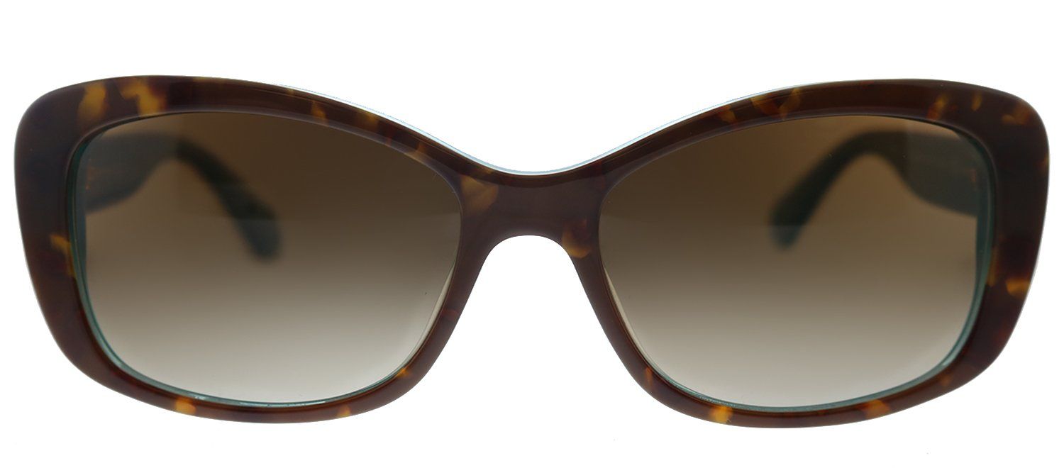 Kate Spade KS Claretta/P/S GHG Rectangle Plastic Havana Aqua Sunglasses with Brown Gradient Polarized Lens sold by Gaffos