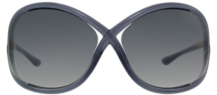 Tom Ford Whitney TF 9 B5 Fashion Plastic Grey Sunglasses with Dark Grey Lens sold by Gaffos