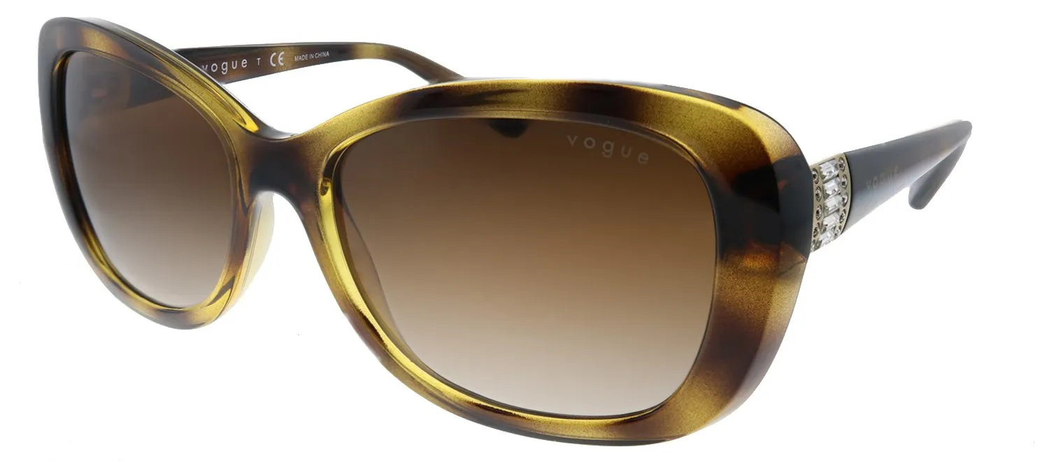 Vogue Eyewear VO 2943SB W65613 Butterfly Metal Havana Sunglasses with Brown Gradient Lens sold by Gaffos product image thumbnail 2