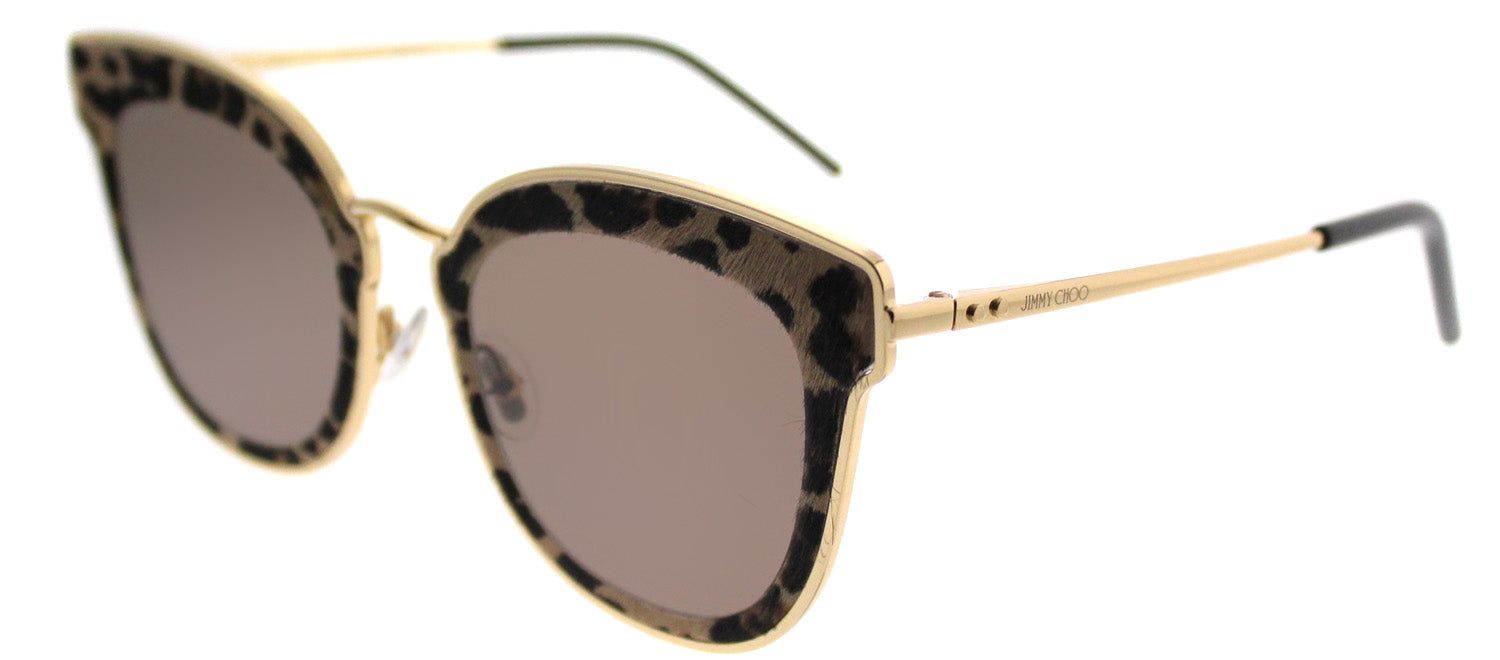 Jimmy Choo JC Nile XMG 2M Cat-Eye Metal Gold Sunglasses with Brown Lens sold by Gaffos product image thumbnail 2