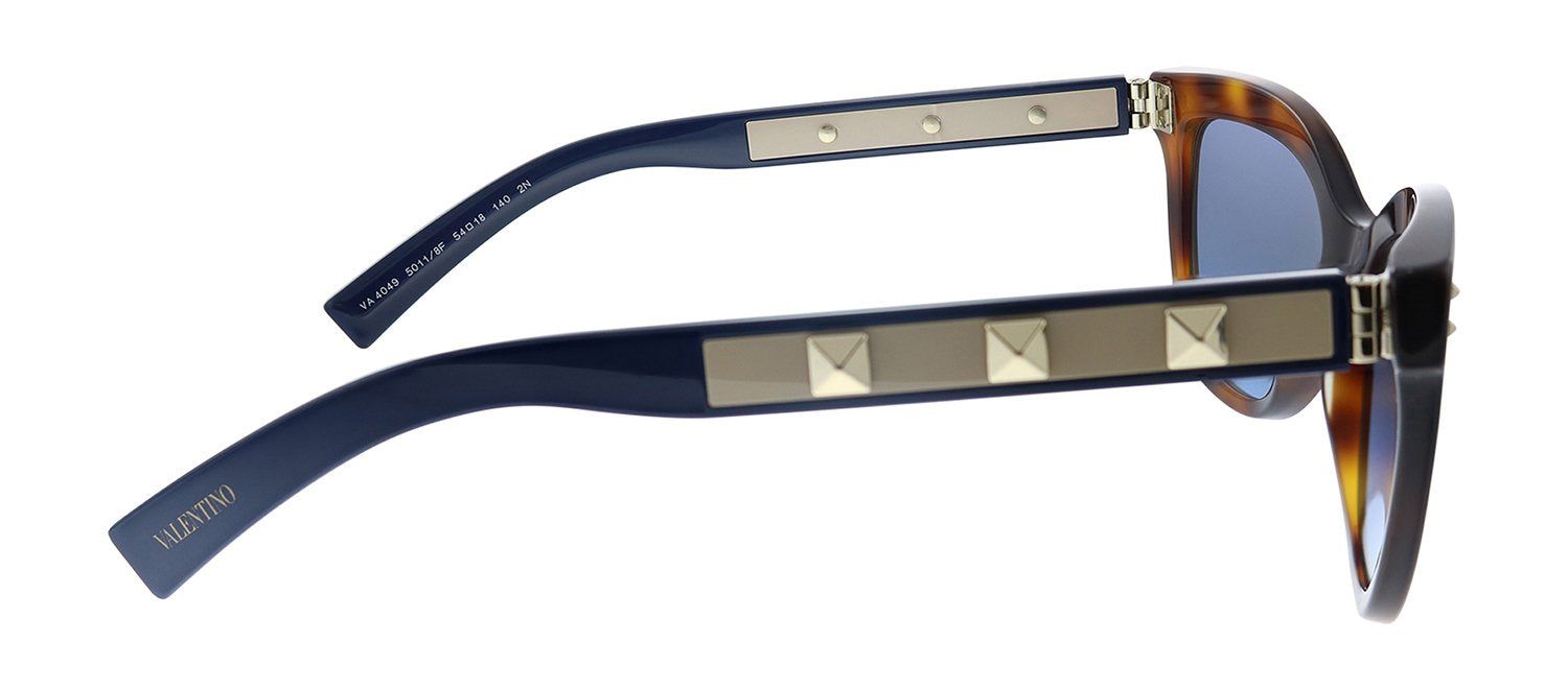 Valentino VA 4049 50118F Cat-Eye Plastic Havana Sunglasses with Blue Gradient Lens sold by Gaffos product image thumbnail 3