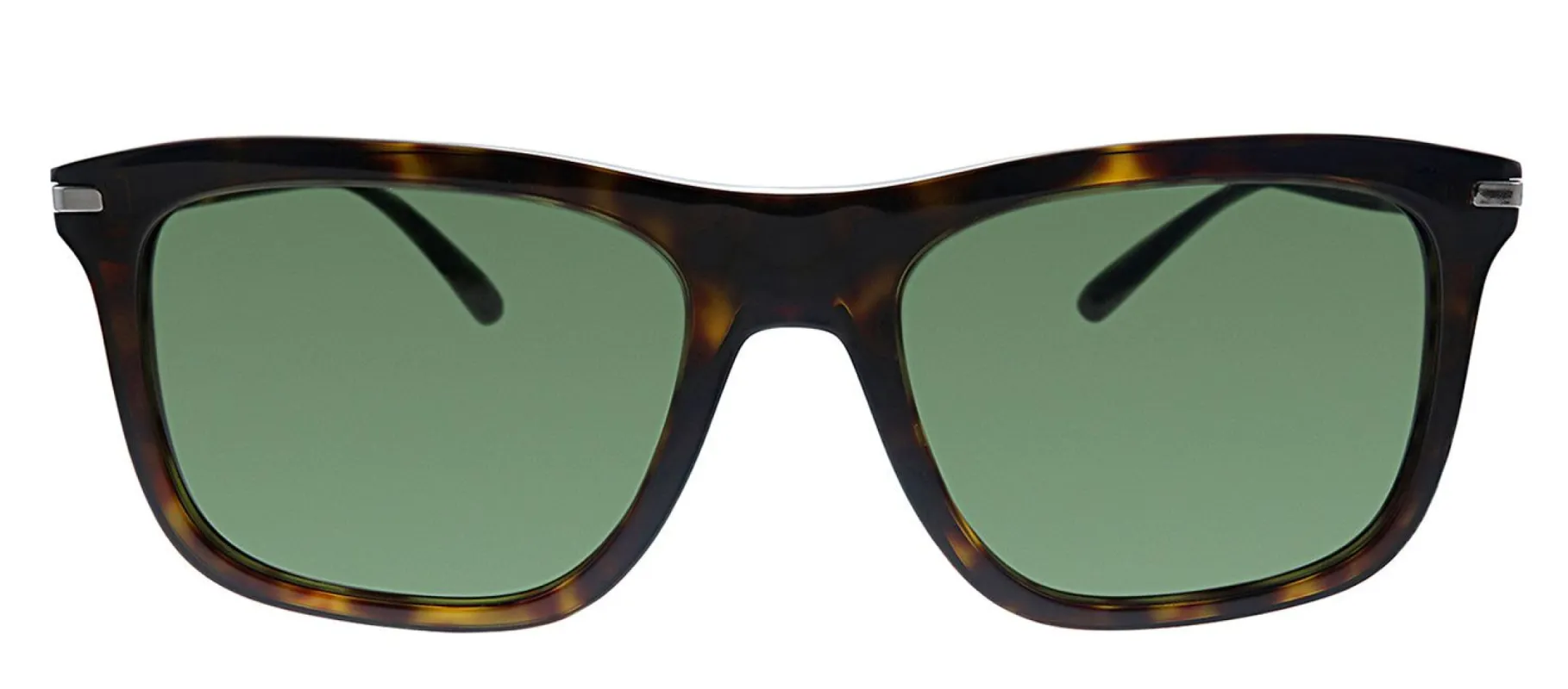 Prada PR 18WS 2AU0B0 Rectangle Plastic Havana Sunglasses with Green Lens sold by Gaffos