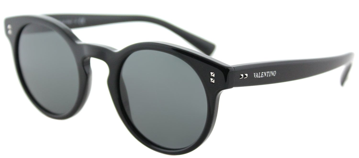 Valentino VA 4009 501087 Round Plastic Black Sunglasses with Smoke Lens sold by Gaffos product image thumbnail 2