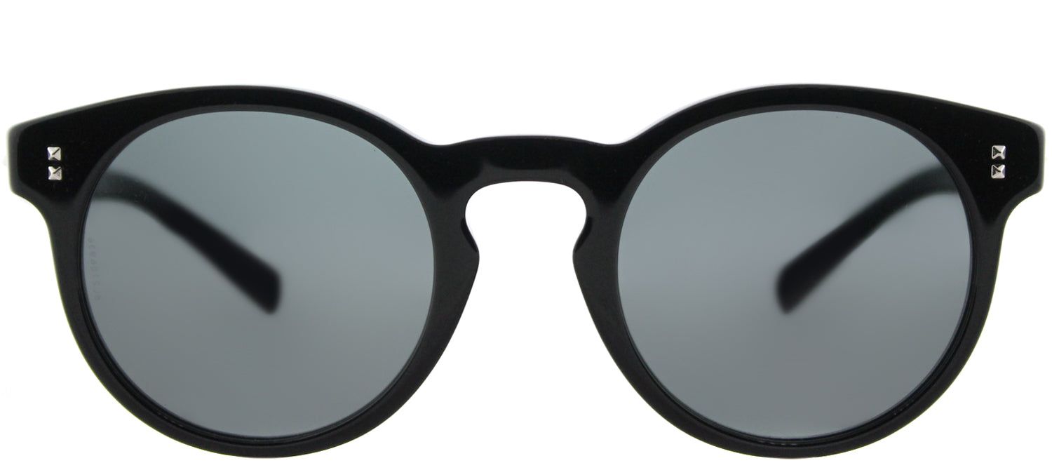 Valentino VA 4009 501087 Round Plastic Black Sunglasses with Smoke Lens sold by Gaffos