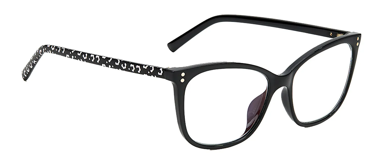 Kate Spade KS Aubree 807 Cat-Eye Plastic Black Eyeglasses with Clear Blue Block Coating Lens sold by Gaffos product image thumbnail 3