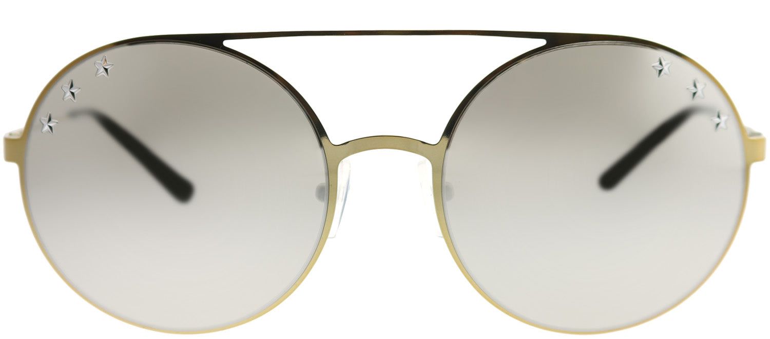 Michael Kors Cabo MK 1027 11936G Round Metal Gold Sunglasses with Silver Mirror Lens sold by Gaffos