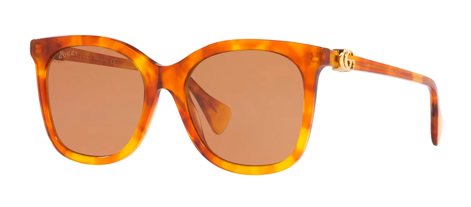 Gucci GG 1071S 002 Cat-Eye Plastic Havana Sunglasses with Brown Lens sold by Gaffos product image thumbnail 2