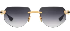 Dita DT DTS164 A-01 Rimless Metal Gold Sunglasses with Grey Gradient Lens sold by Gaffos