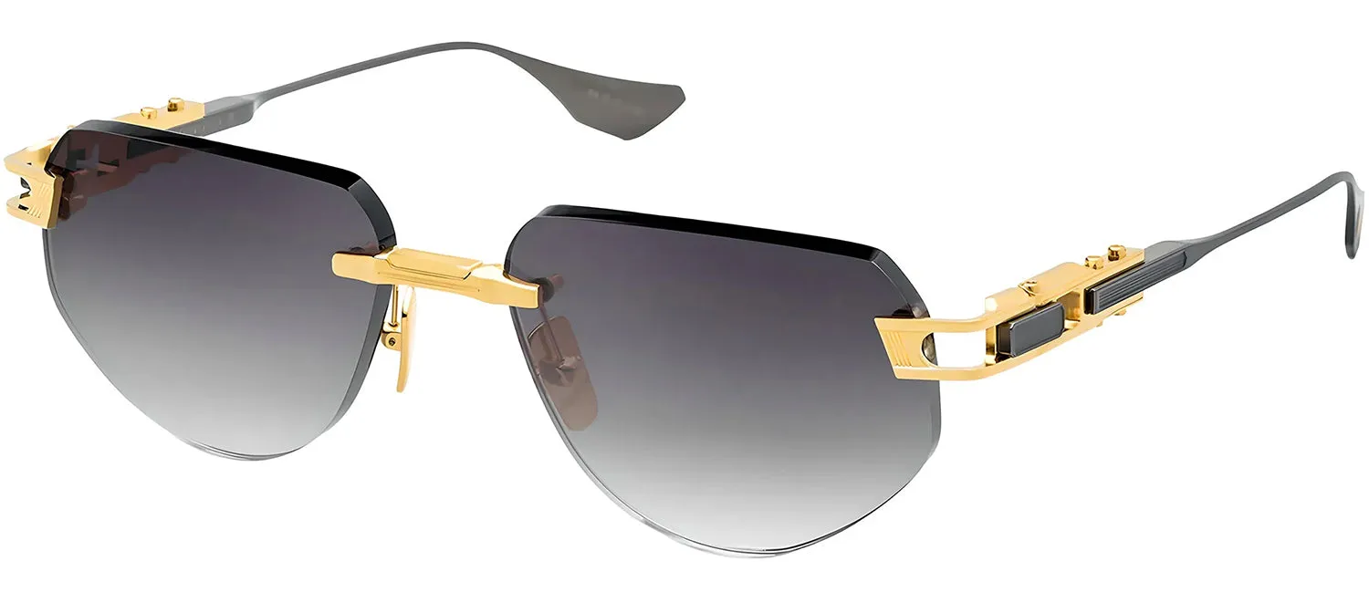 Dita DT DTS164 A-01 Rimless Metal Gold Sunglasses with Grey Gradient Lens sold by Gaffos product image thumbnail 2