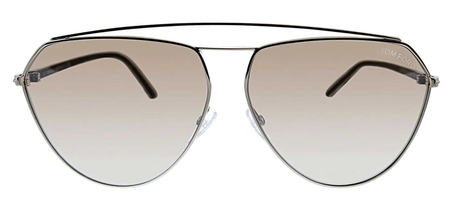Tom Ford FT 0681 16G Pilot Metal Silver Sunglasses with Brown Gradient Lens sold by Gaffos