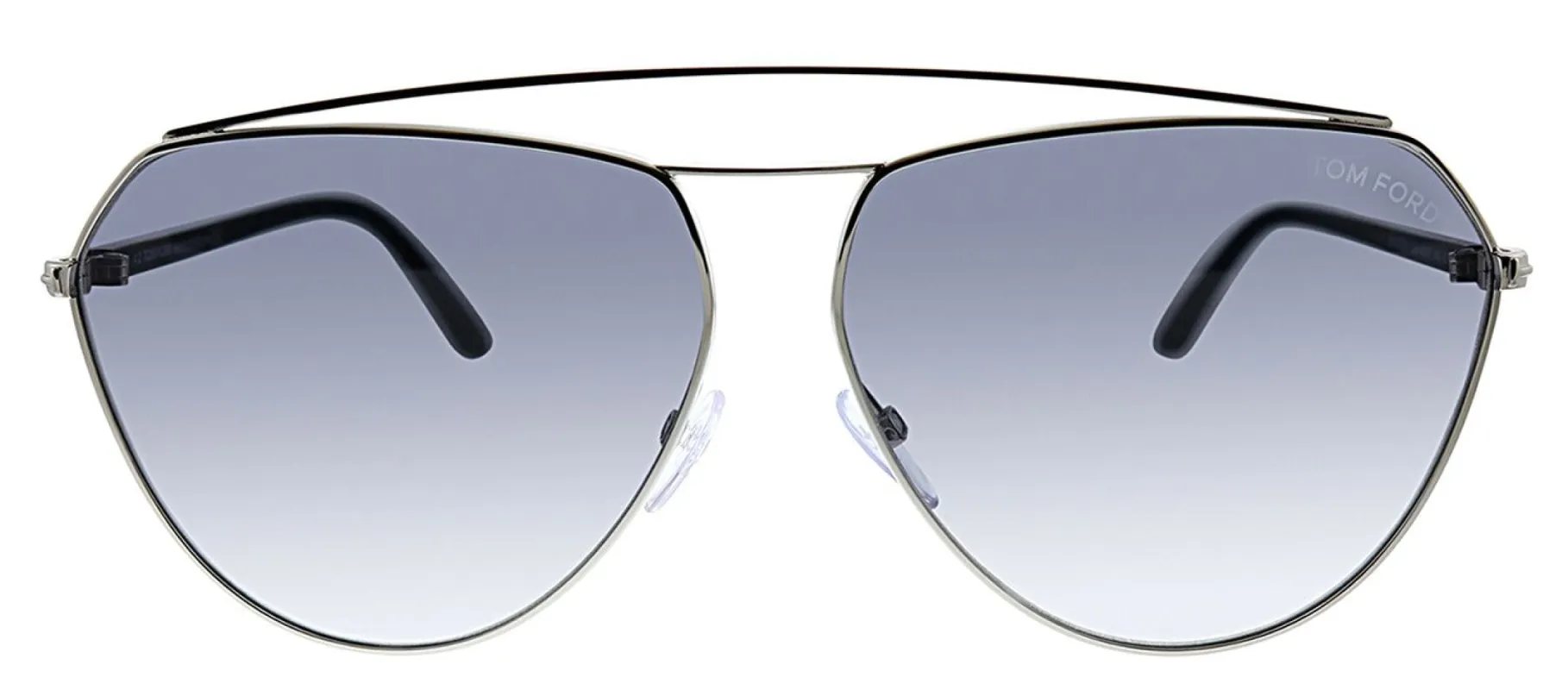 Tom Ford FT 0681 16B Pilot Metal Silver Sunglasses with Grey Gradient Lens sold by Gaffos