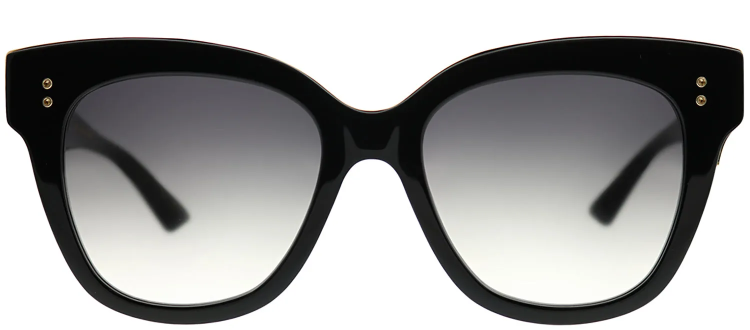 Dita Day Tripper DT 22031-A-BLK-GLD Square Plastic Black Sunglasses with Dark Grey Gradient AR Lens sold by Gaffos