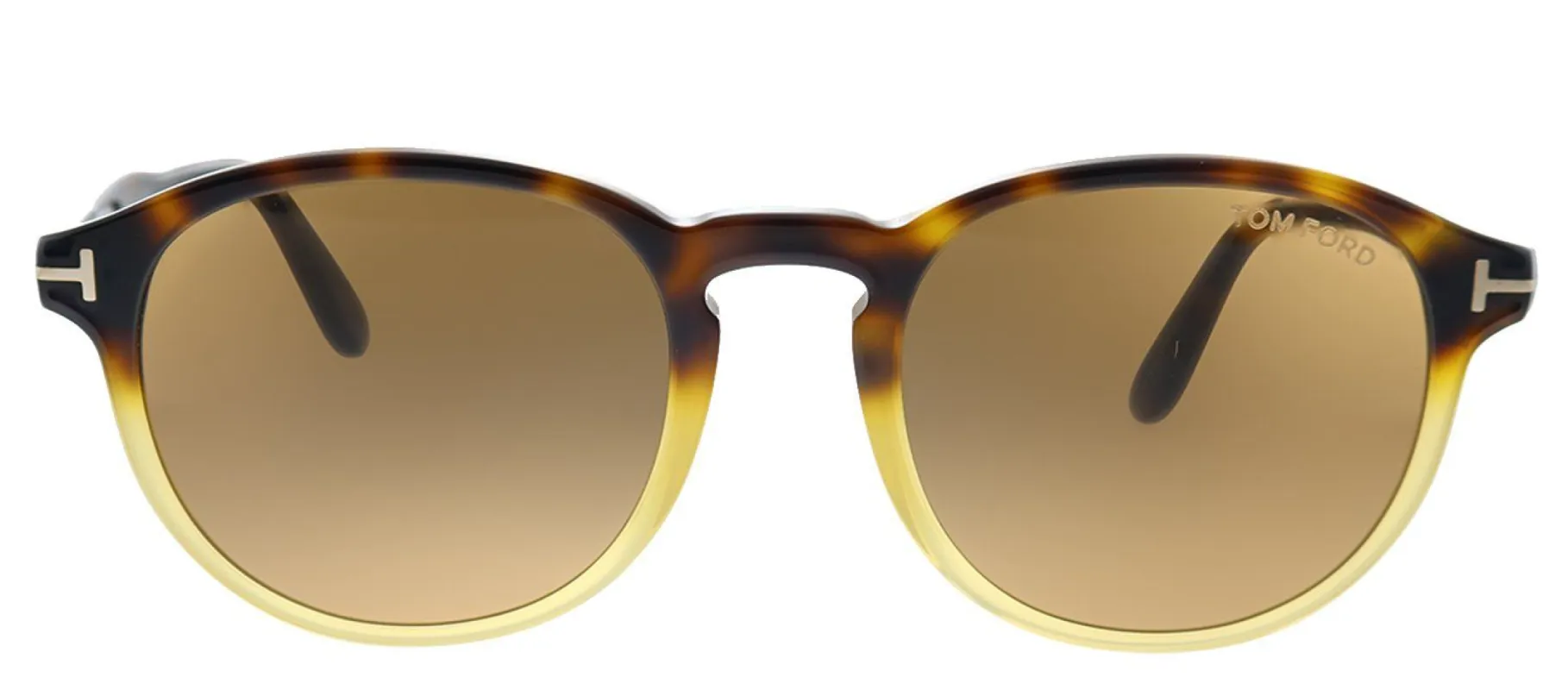 Tom Ford Dante TF 834 55E Round Plastic Havana Sunglasses with Brown Lens sold by Gaffos