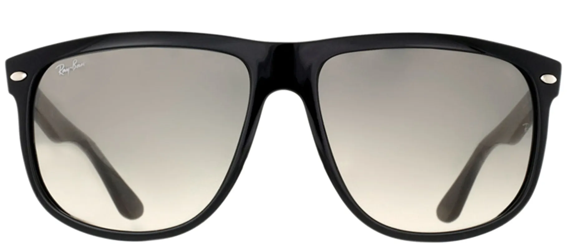 Ray-Ban Boyfriend RB 4147 601/32 Square Plastic Black Sunglasses with Crystal Grey Gradient Lens sold by Gaffos