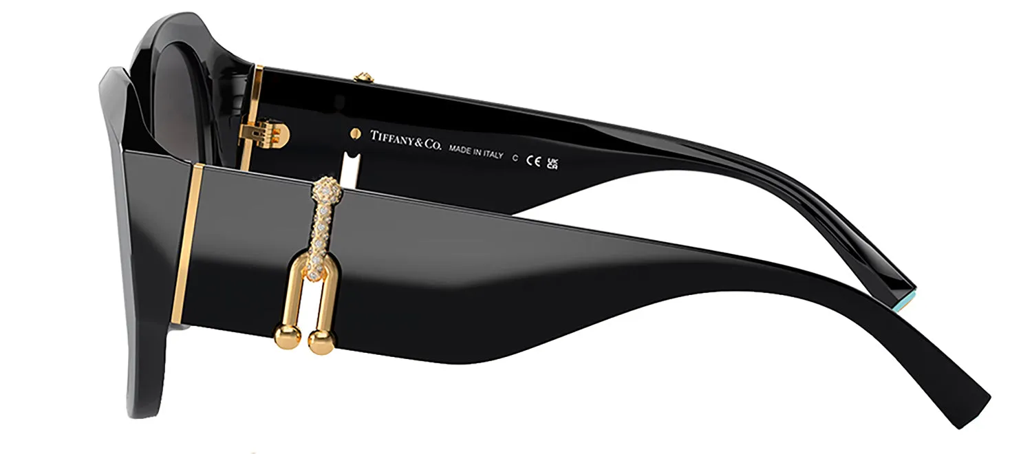 Tiffany & Co. TF 4207B 80113C Butterfly Plastic Black Sunglasses with Grey Gradient Lens sold by Gaffos product image thumbnail 3