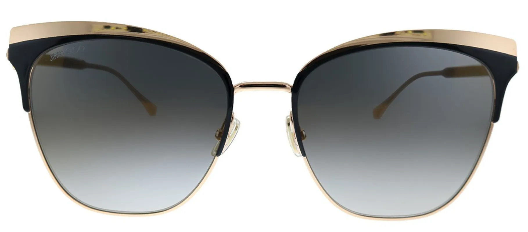 Jimmy Choo JC JULY/S 2M2 FQ Cat-Eye Metal Gold Sunglasses with Gold Gradient Lens sold by Gaffos