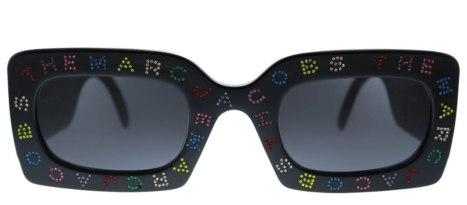 Marc Jacobs MARC 488/S 807 IR Rectangle Plastic Black Sunglasses with Grey Lens sold by Gaffos