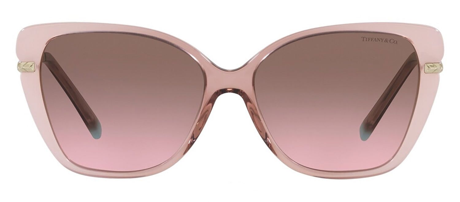 Tiffany & Co. TF 4190 83459T Cat-Eye Plastic Pink Gradient Milky Pink Sunglasses with Purple Gradient Lens sold by Gaffos