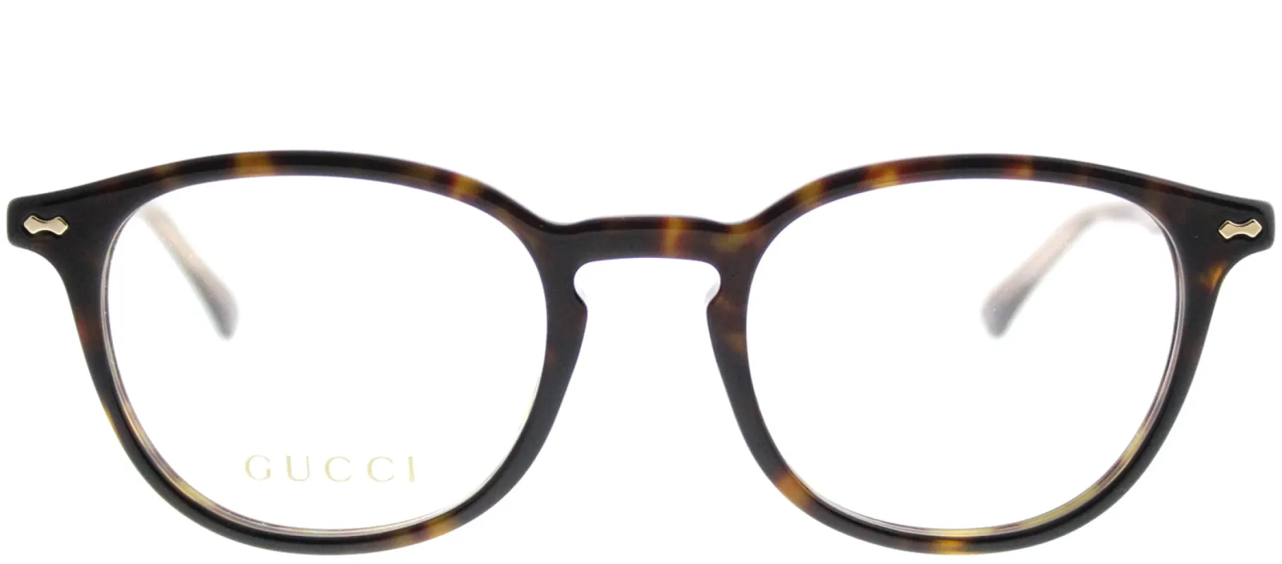 Gucci GG 0187O 006 Square Acetate Tortoise/ Havana Eyeglasses with Demo Lens sold by Gaffos