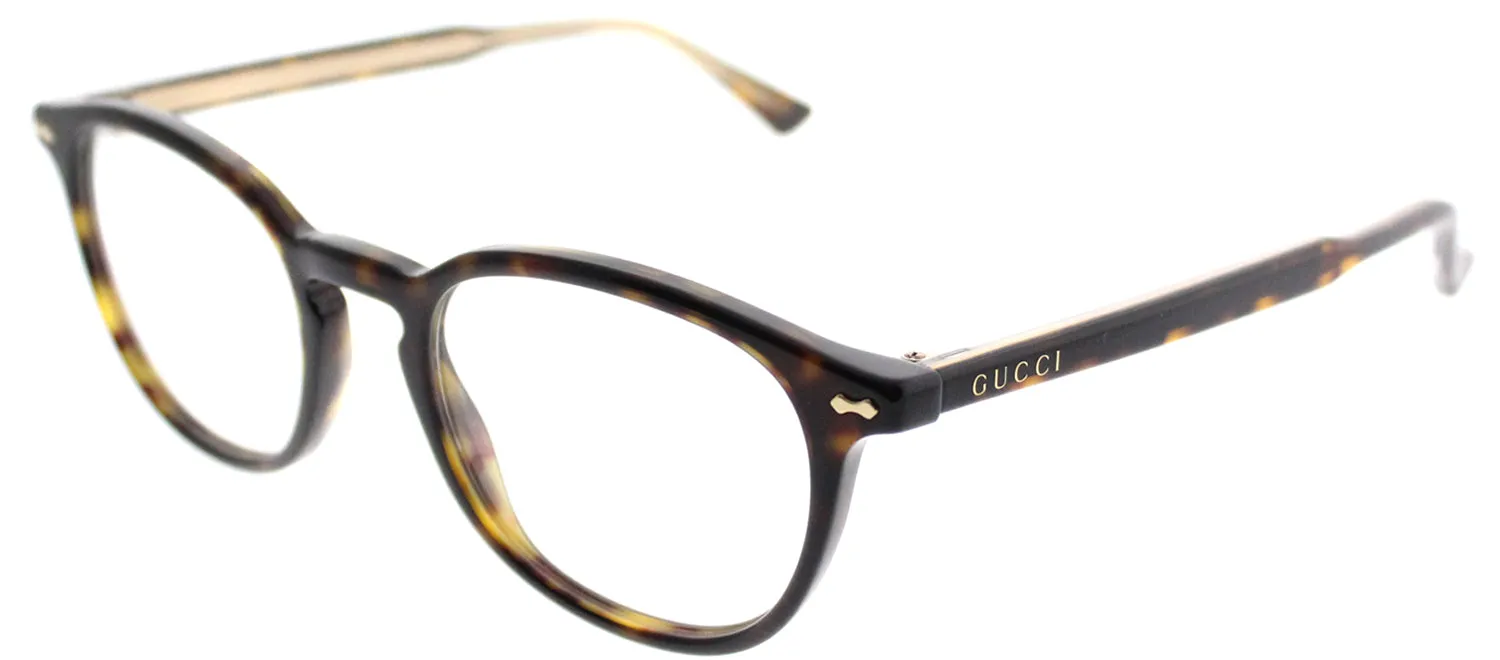 Gucci GG 0187O 006 Square Acetate Tortoise/ Havana Eyeglasses with Demo Lens sold by Gaffos product image thumbnail 2