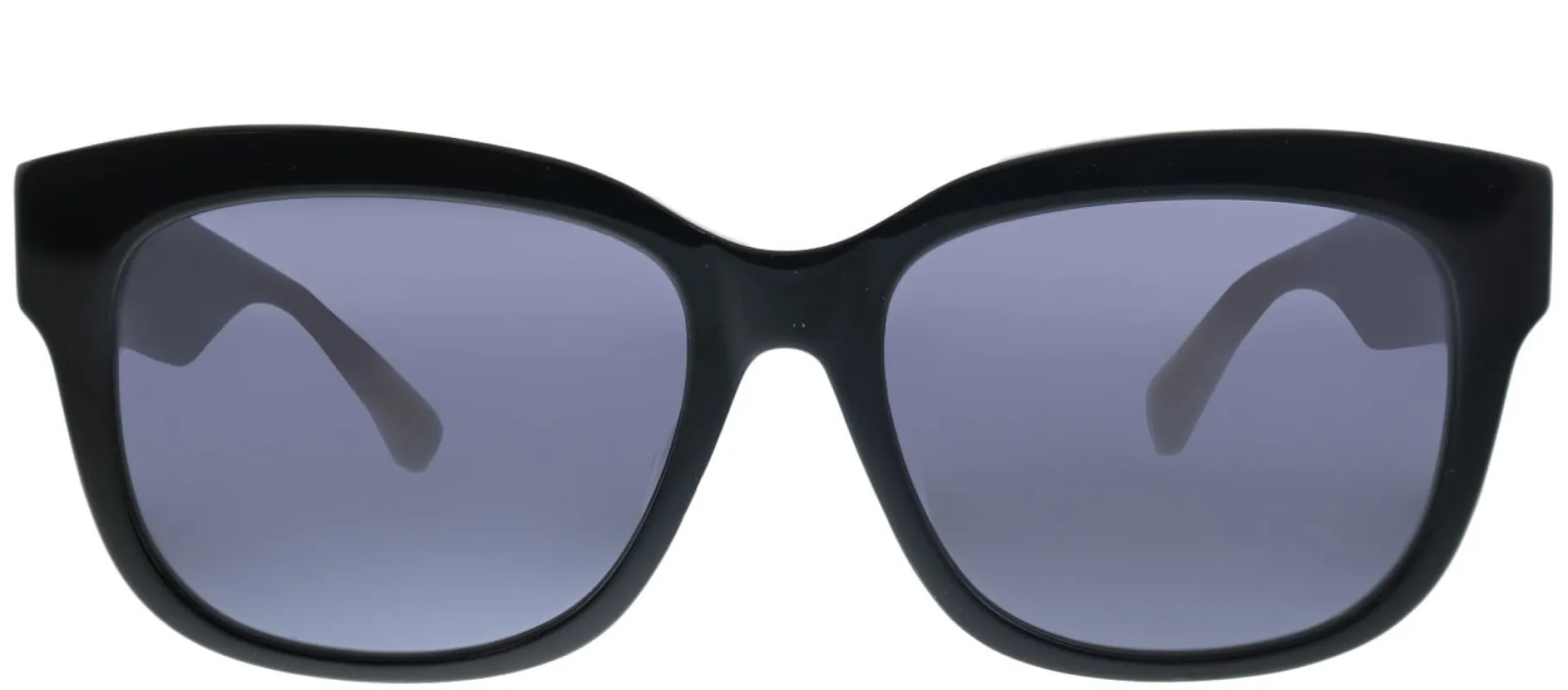 Kate Spade KS Lorelle/F/S QOY Square Plastic Black Sunglasses with Grey Lens made by Gaffos