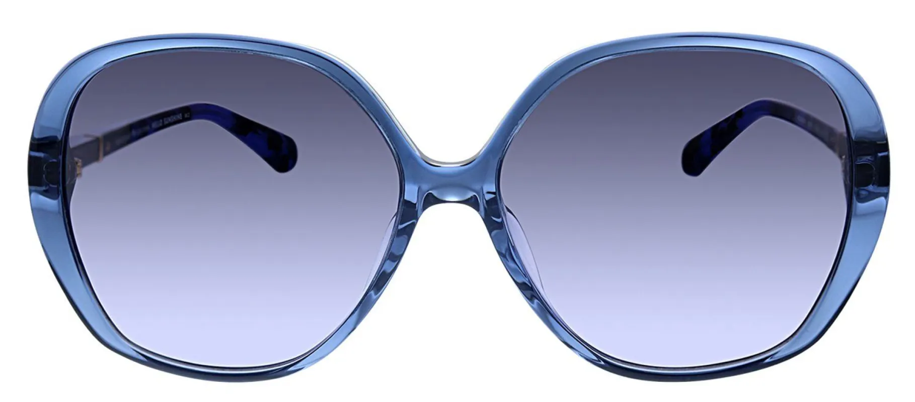 Kate Spade KS Atalina/F/S JBW Butterfly Plastic Blue Sunglasses with Grey Gradient Lens made by Gaffos