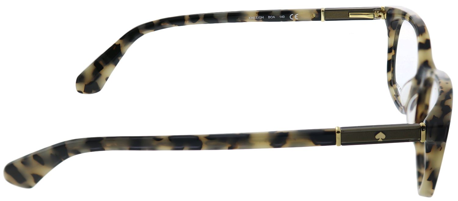 Kate Spade KS Kaileigh BOA Rectangular Plastic Tortoise/ Havana Eyeglasses with Demo Lens sold by Gaffos product image thumbnail 3