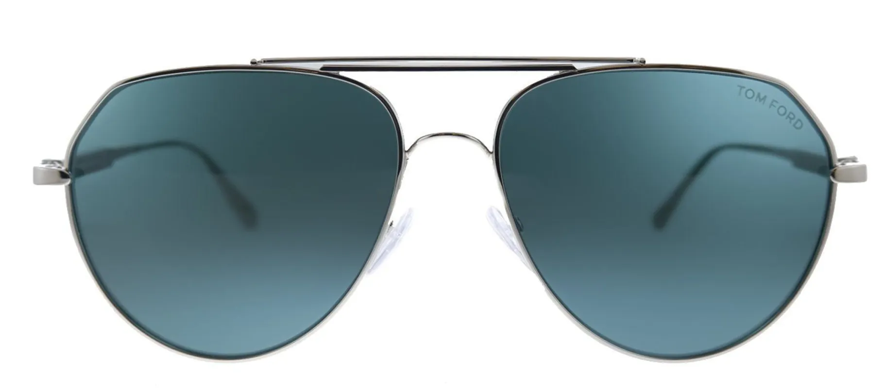 Tom Ford Andes TF 670 16V Pilot Metal Palladium Sunglasses with Blue Lens sold by Gaffos