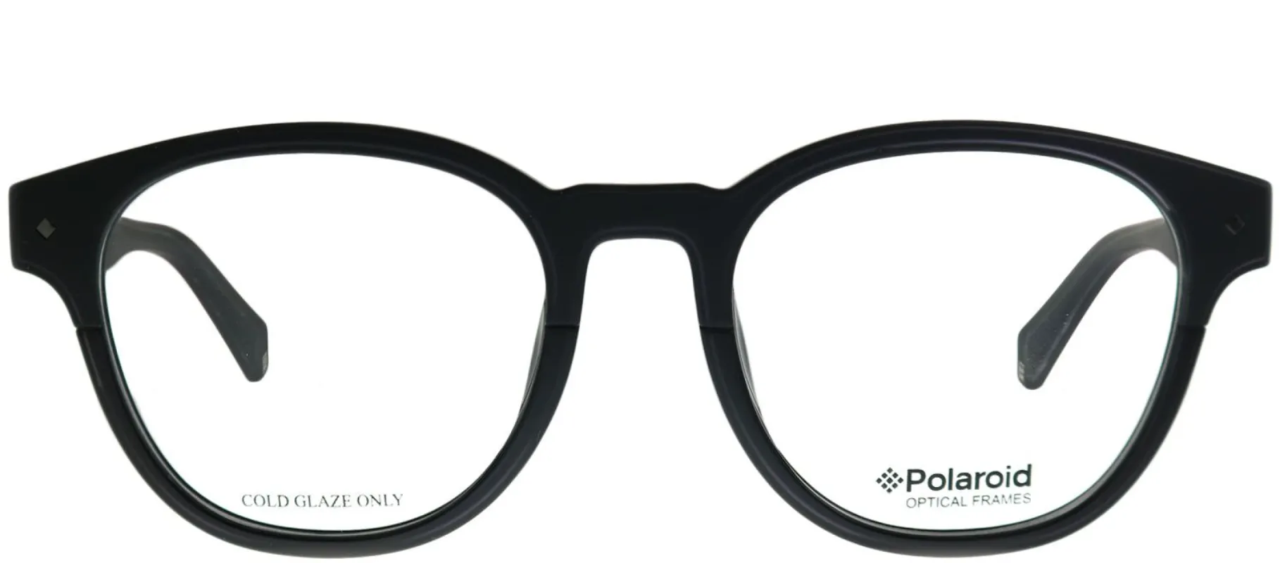 Polaroid PLD D345 PJP Round Plastic Blue Eyeglasses with Demo Lens made by Gaffos