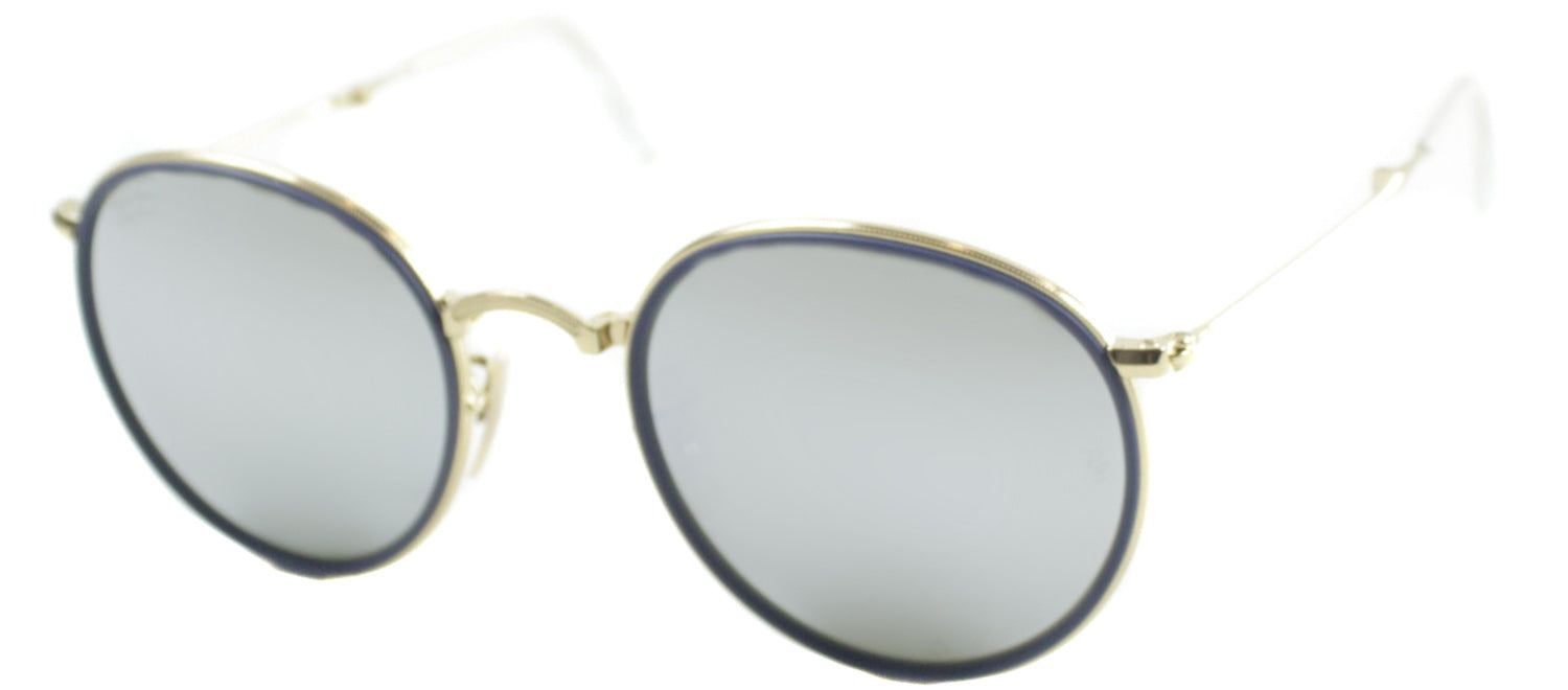 Ray-Ban RB 3517 001/30 Round Metal Gold Sunglasses with Silver Mirror Lens sold by Gaffos product image thumbnail 2