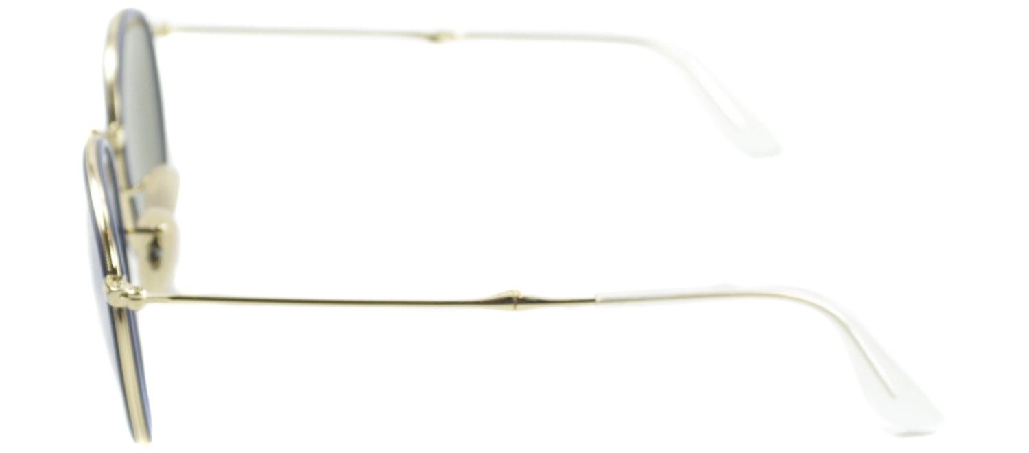 Ray-Ban RB 3517 001/30 Round Metal Gold Sunglasses with Silver Mirror Lens sold by Gaffos product image thumbnail 3