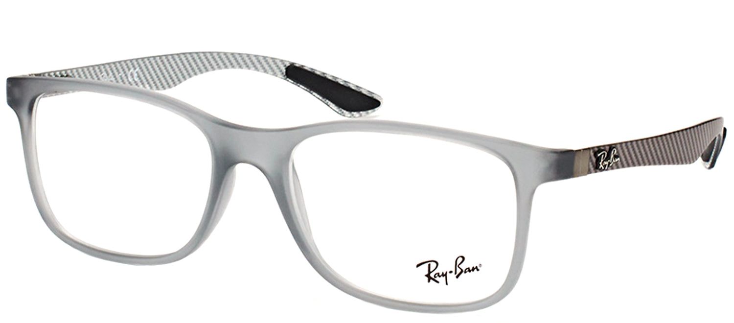 Ray-Ban RX 8903 5244 Square Plastic Grey Eyeglasses with Demo Lens sold by Gaffos product image thumbnail 2