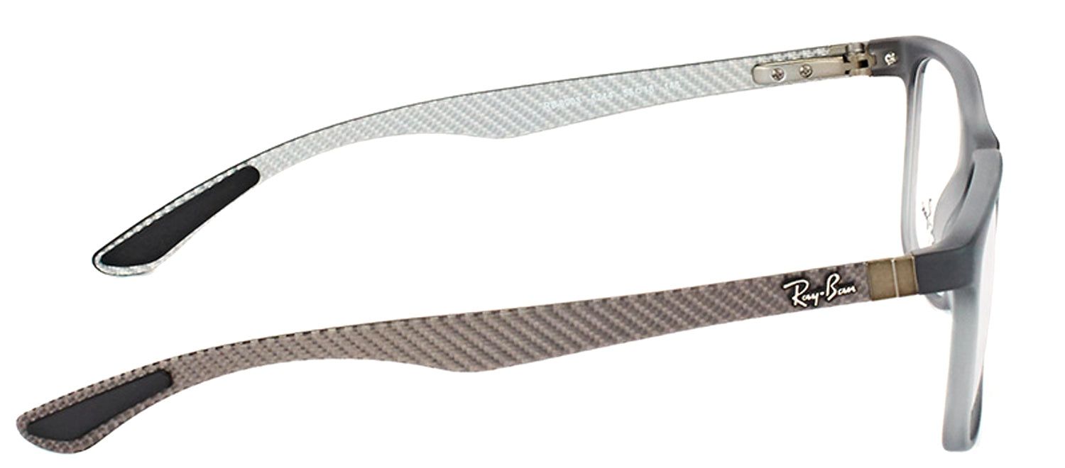 Ray-Ban RX 8903 5244 Square Plastic Grey Eyeglasses with Demo Lens sold by Gaffos product image thumbnail 3