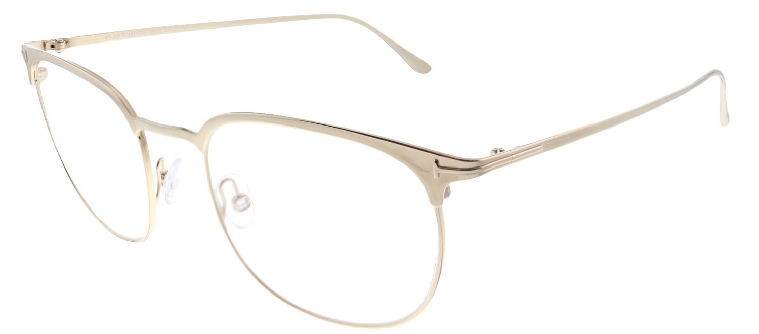 Tom Ford FT 5549B 029 Square Metal Gold Eyeglasses with Demo Lens sold by Gaffos product image thumbnail 2