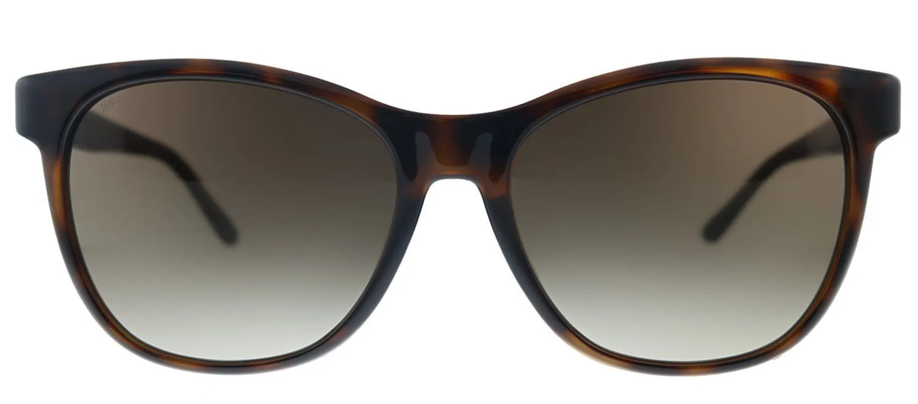 Jimmy Choo JC June/F/S 086 Cat-Eye Plastic Dark Havana Sunglasses with Brown Gradient Lens sold by Gaffos