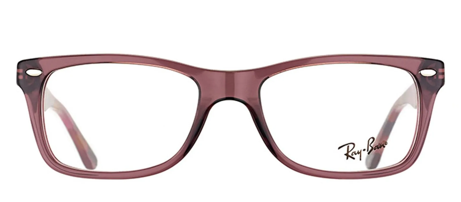 Ray-Ban RX 5228 5628 Rectangle Plastic Brown Eyeglasses with Demo Lens sold by Gaffos