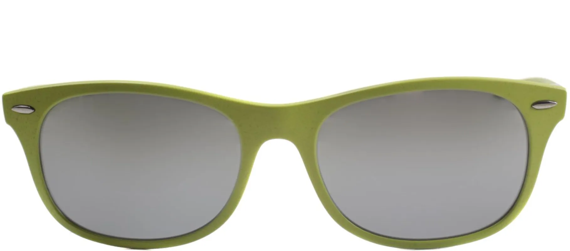 Ray-Ban RB 4207 609988 Wayfarer Plastic Green Sunglasses with Grey Mirror Lens sold by Gaffos
