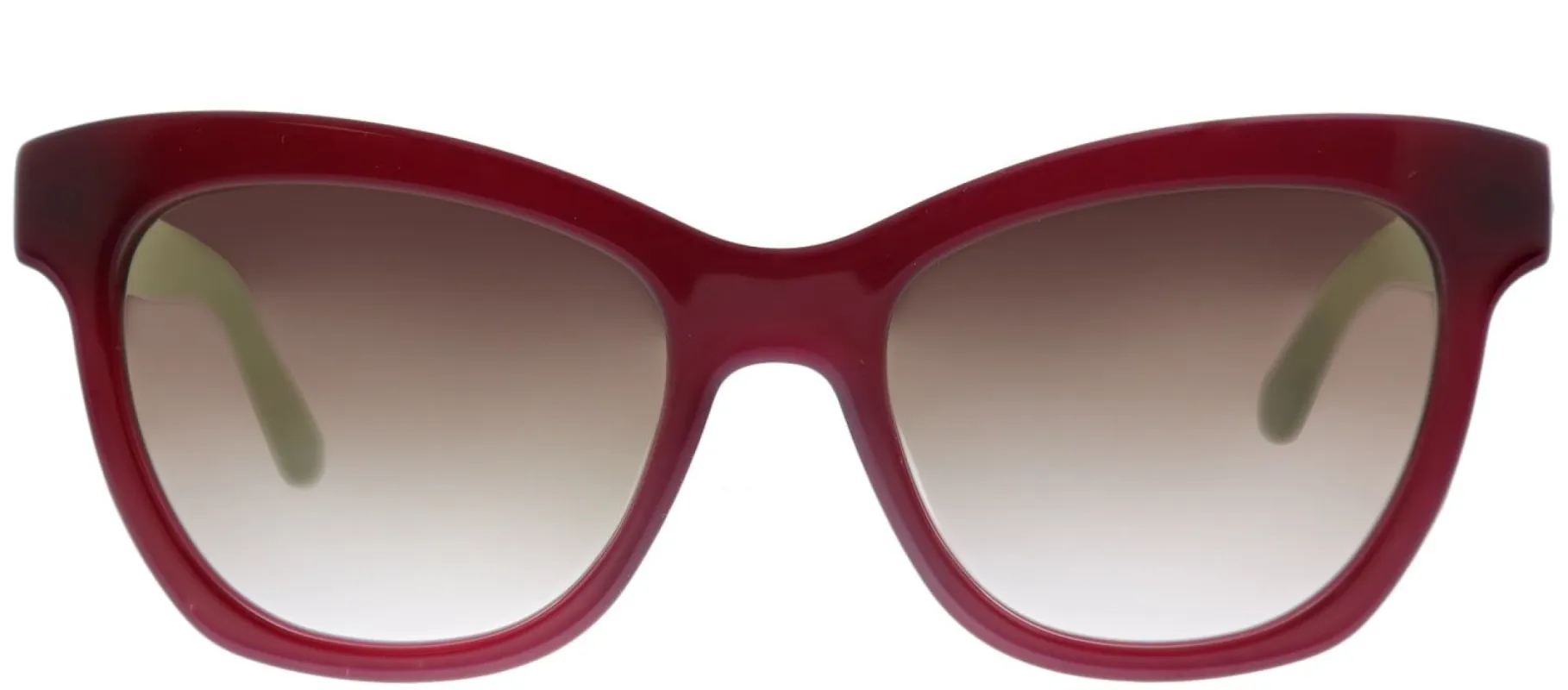 Kate Spade KS Krissy/S S1K QH Square Plastic Burgundy/ Red Sunglasses with Gold Mirror Gradient Lens sold by Gaffos