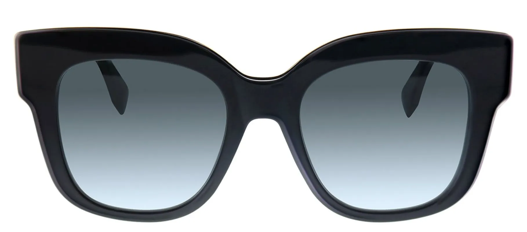 Fendi FF 0359/G/S 807 Square Plastic Black Sunglasses with Grey Gradient Lens sold by Gaffos