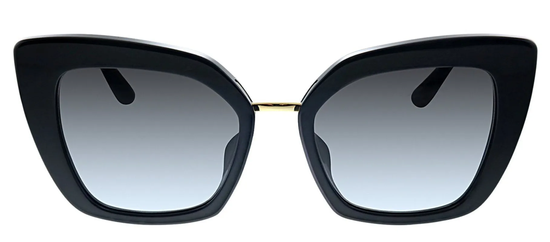 Dolce & Gabbana DG 4359F 501/8G Rectangle Plastic Black Sunglasses with Grey Gradient Lens sold by Gaffos