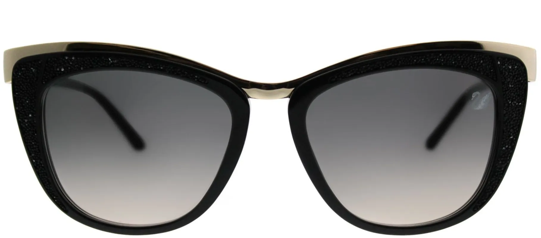 Swarovski SK 0061 01B Cat-Eye Plastic Black Sunglasses with Grey Gradient Lens sold by Gaffos