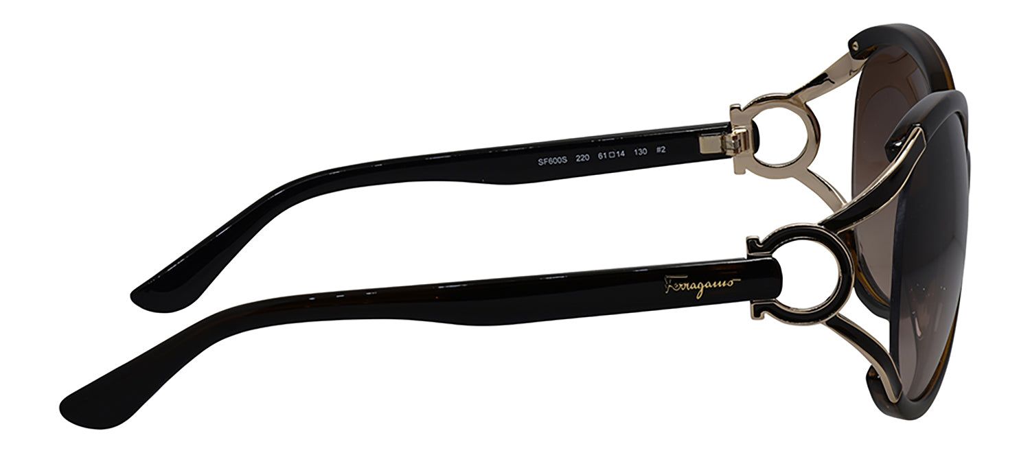 Salvatore Ferragamo SF 600S 220 Butterfly Plastic Brown Sunglasses with Brown Gradient Lens sold by Gaffos product image thumbnail 3