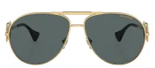Versace VE 2249 100281 Aviator Metal Gold Sunglasses with Grey Polarized Lens sold by Gaffos